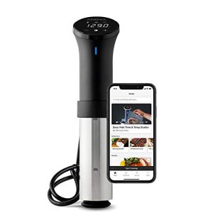 EVERIE Sous Vide Container 12 Quarts with Collapsible Hinge Lid and  Removable Built-in Rack Compatible with Anova Nano AN400 and AN500-US00 and