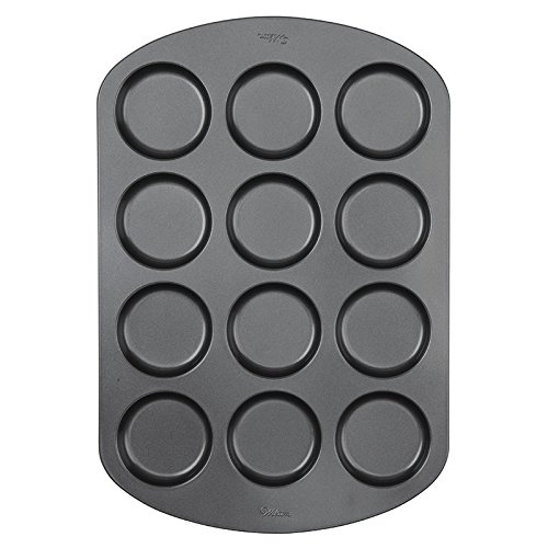 Wilton 12-Cavity Whoopie Pie Baking Pan, Makes Individual 3″ Diameter Baked Goods and Treats, Non-Stick and Dishwasher-Safe, Enjoy or Give as Gift, Metal (1 Pan)