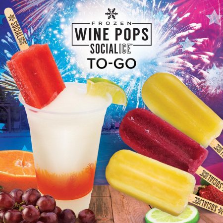 Social Ice wine-Infused Ice pops